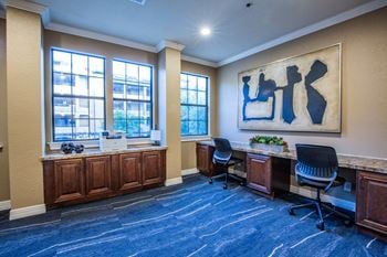The courts at preston oaks apartment homes conference room and business center